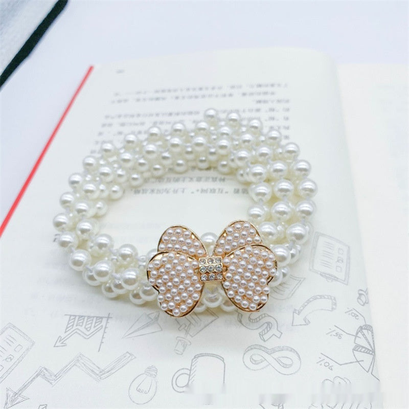 Modeschmuck Damen weiße Perle Taille Kette Dekoration