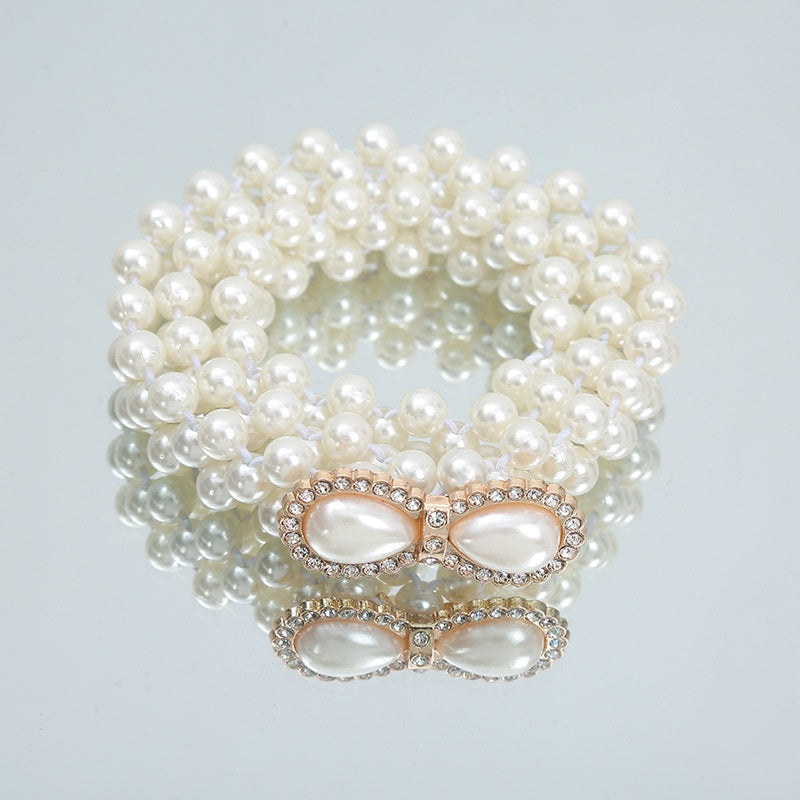Modeschmuck Damen weiße Perle Taille Kette Dekoration