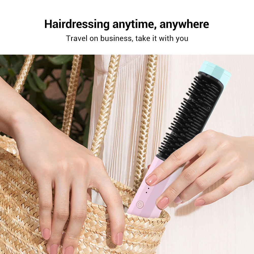 Wireless Haar Kamm USB Lade Lockiges Haar Dual-use-