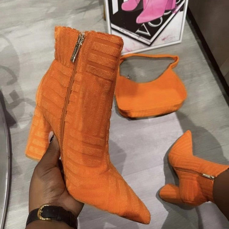 Stillvolle Farbige Stiefeletten