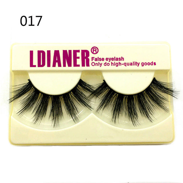 Nerz-Wimpern- flauschige falsche Wimpern
