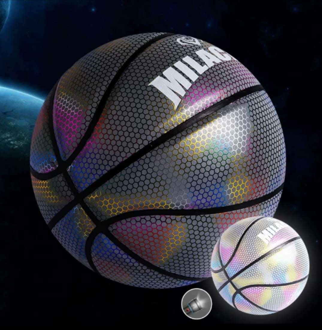 Basketball der im Dunkeln leuchtet