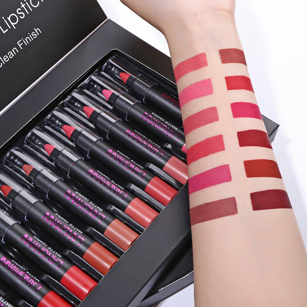 12 Lippenstift Set