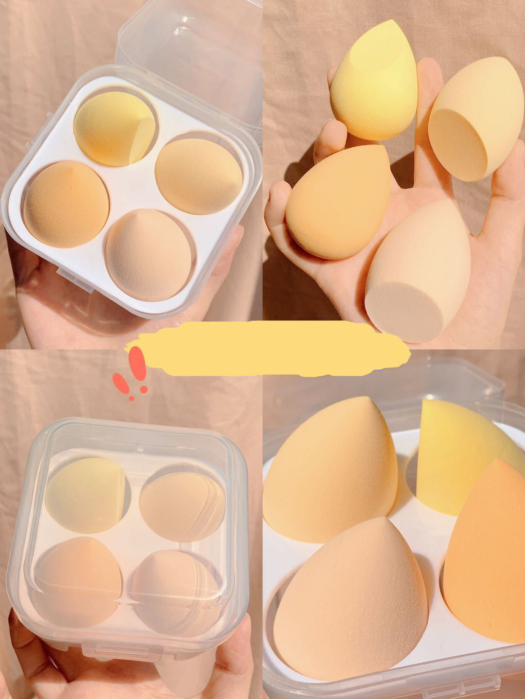 Make-up-Eier Box