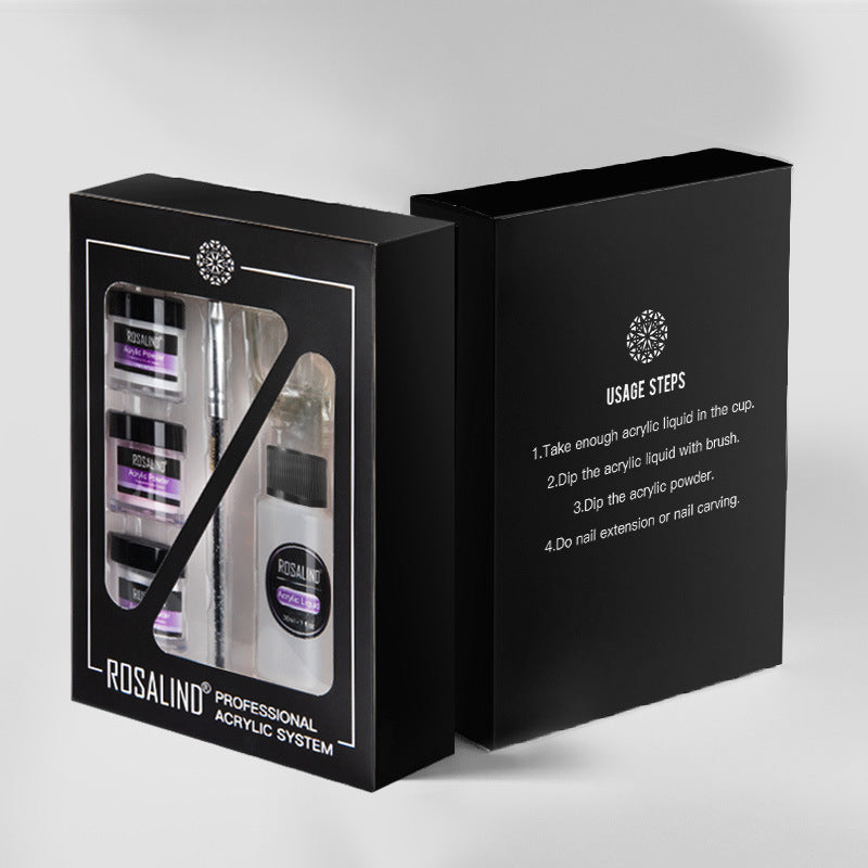 Nagelpuder Acryl-System-Set Professionell für Anfänger