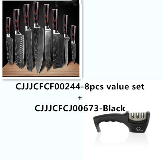 Spezialset für Küche, 6-teiliges Set oder 8-teiliges Set mit Messern, Kochmesser, Küchenmesser.