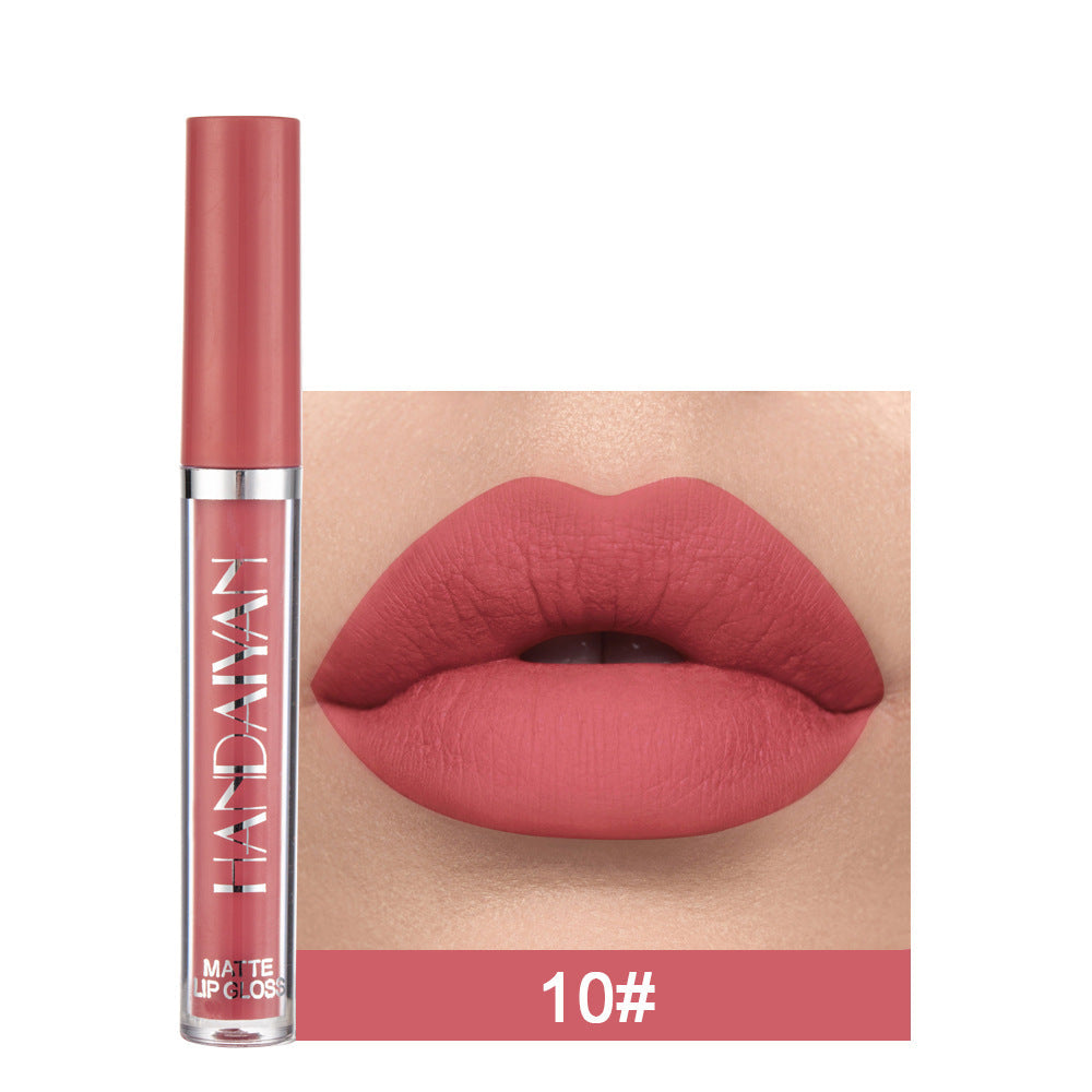 Matte Lipgloss ohne Anhaften