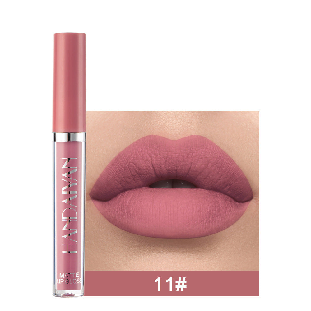 Matte Lipgloss ohne Anhaften