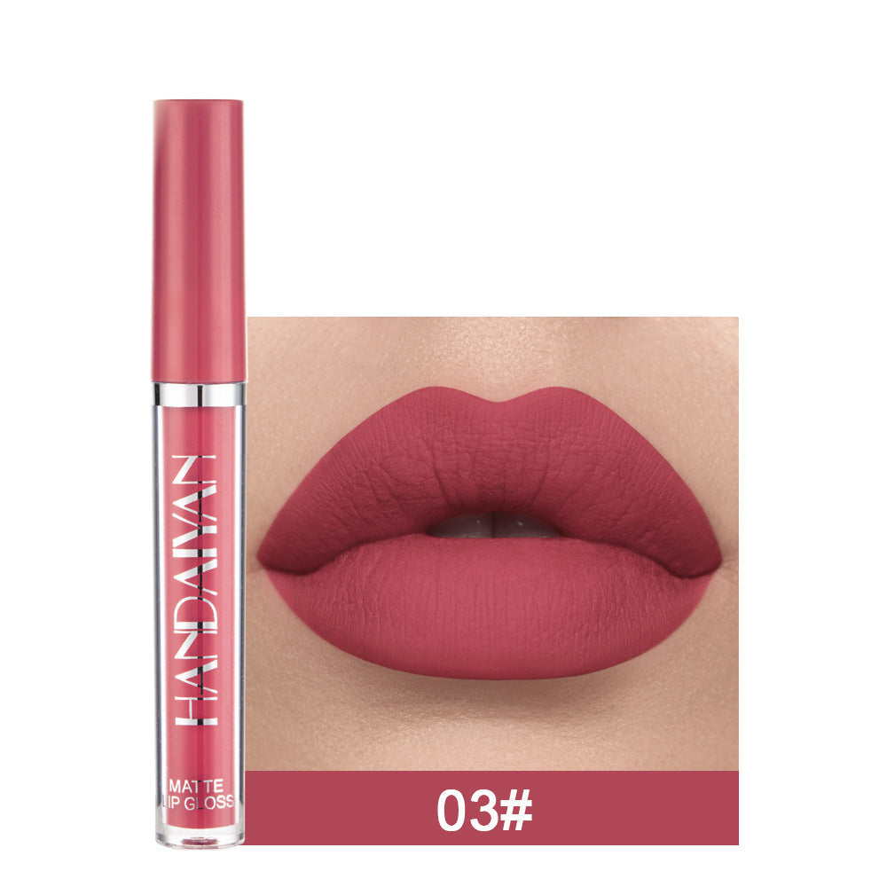 Matte Lipgloss ohne Anhaften