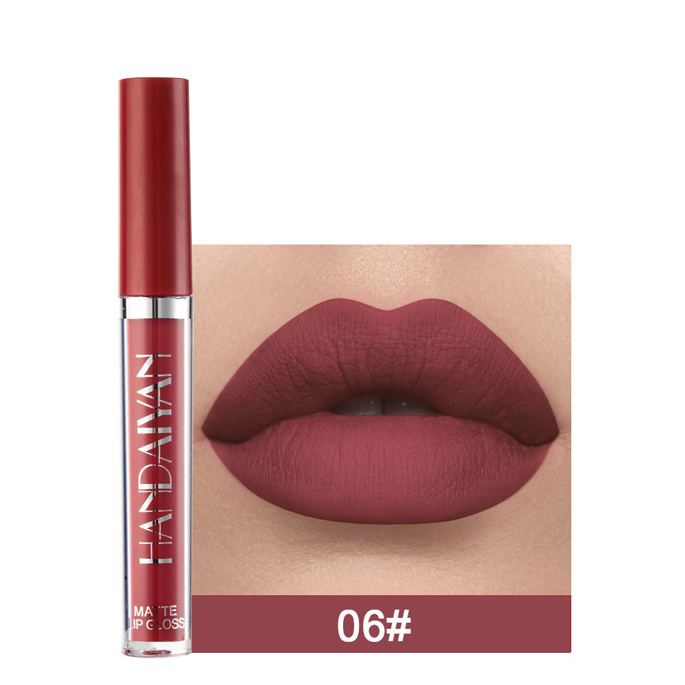 Matte Lipgloss ohne Anhaften