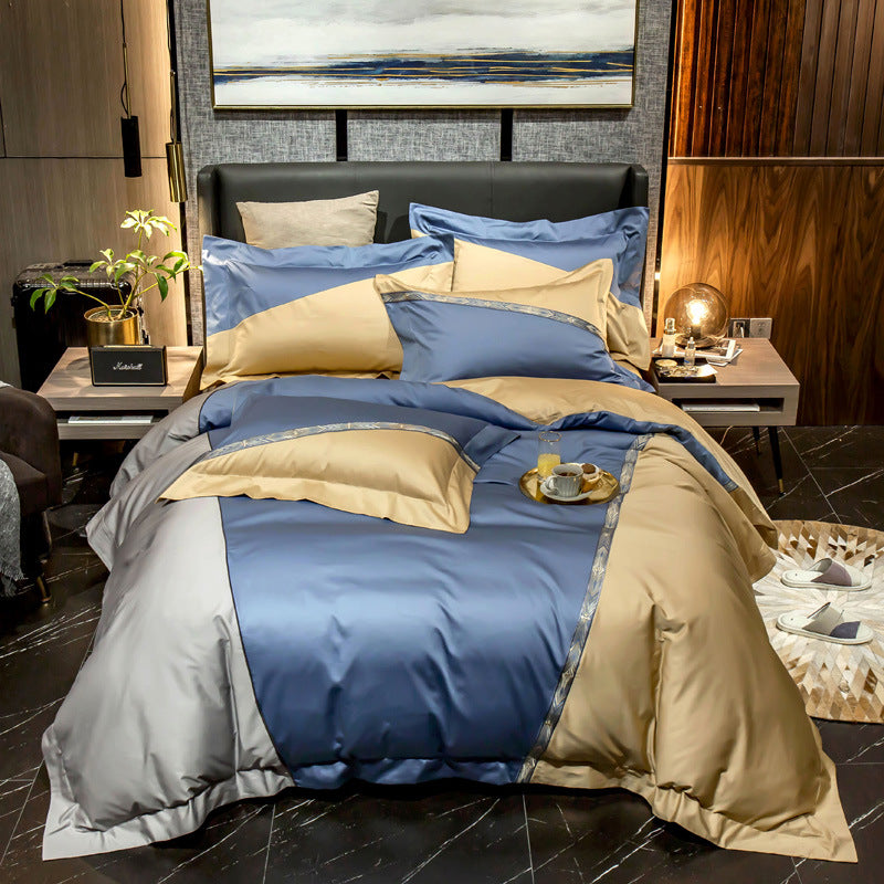 Bettwäsche Duvet-Cover aus Baumwolle für Doppelbetten
