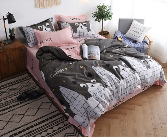 Vier Bett Sets