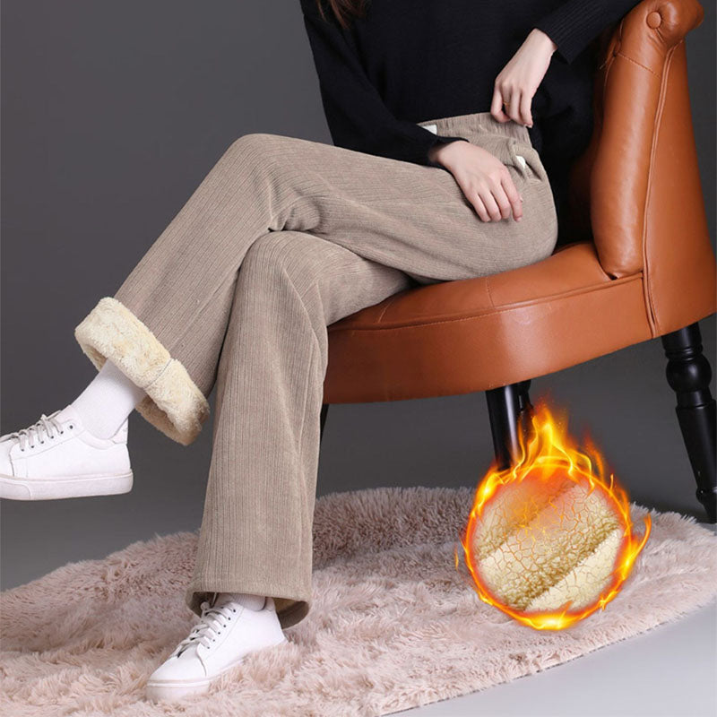Damen Warme Lässige Lamm-Kaschmirhose