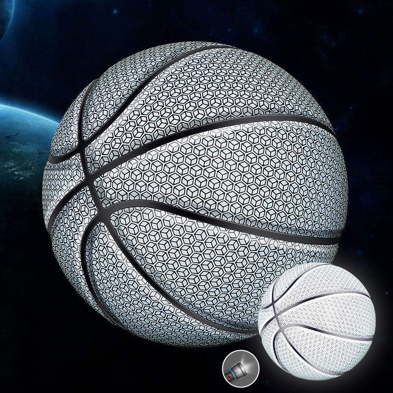 Basketball der im Dunkeln leuchtet
