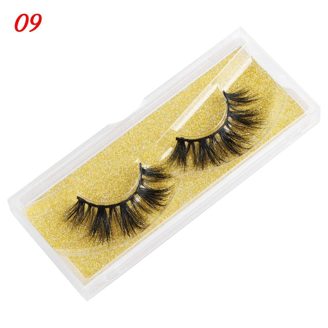 Nerz-Wimpern- flauschige falsche Wimpern