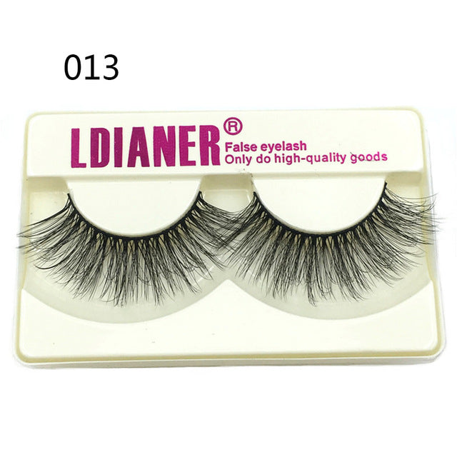 Nerz-Wimpern- flauschige falsche Wimpern