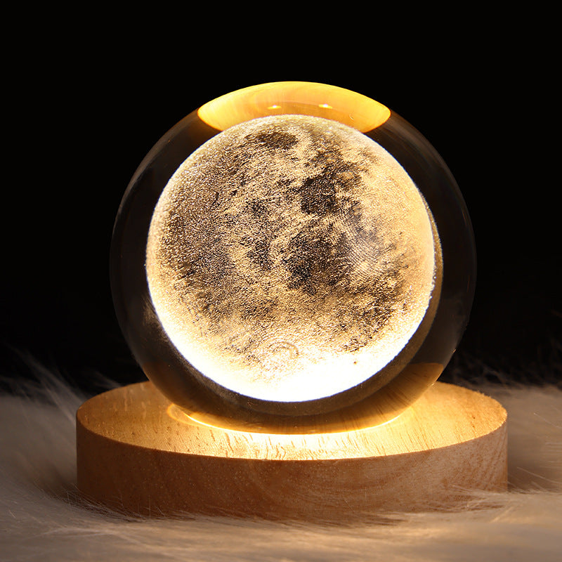LED-Nachtlicht Galaxy Crystal Ball Tischlampe