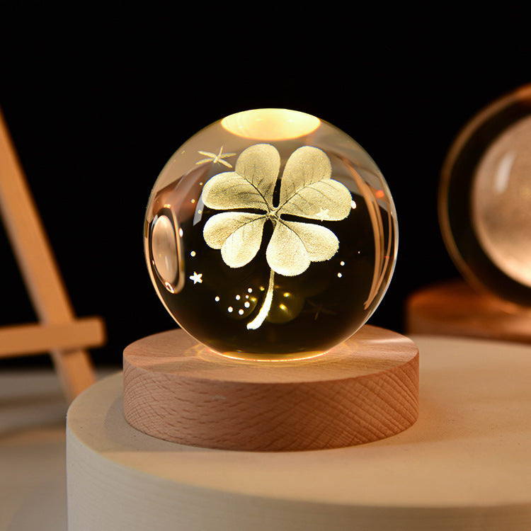 LED-Nachtlicht Galaxy Crystal Ball Tischlampe