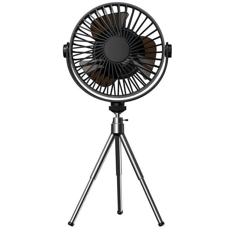 Grill Tragbarer USB-wiederaufladbarer Campingventilator mit Licht