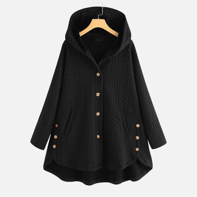 Damen Baumwoll-Winterjacke, langer Parka