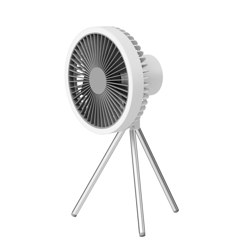 Grill Tragbarer USB-wiederaufladbarer Campingventilator mit Licht