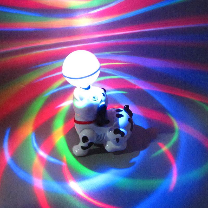 Elektrische Traumlampe mit einer rotierenden Kugelleuchte und Musikfunktion.