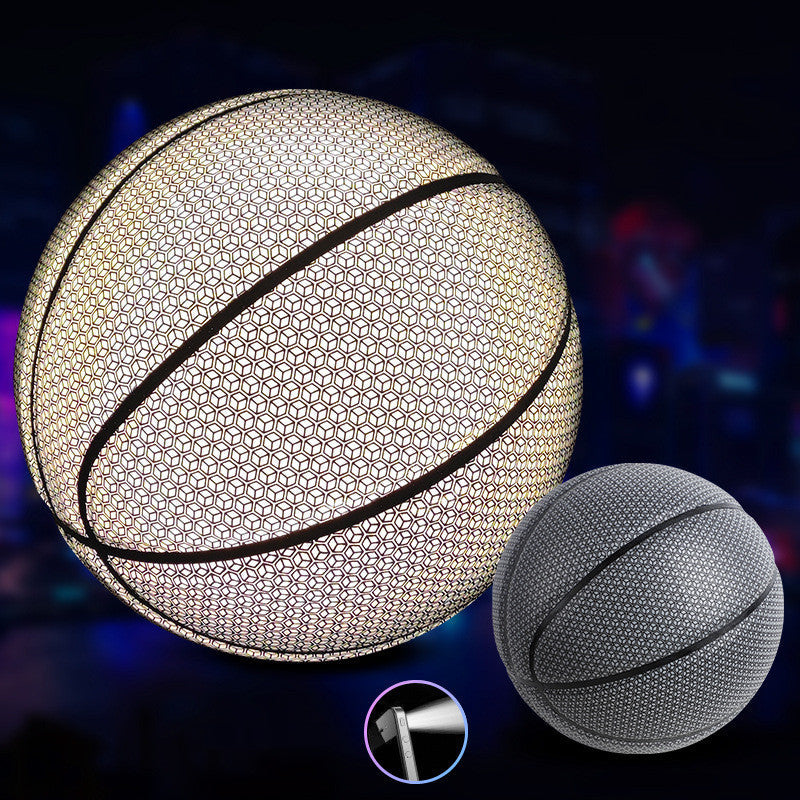 Basketball der im Dunkeln leuchtet
