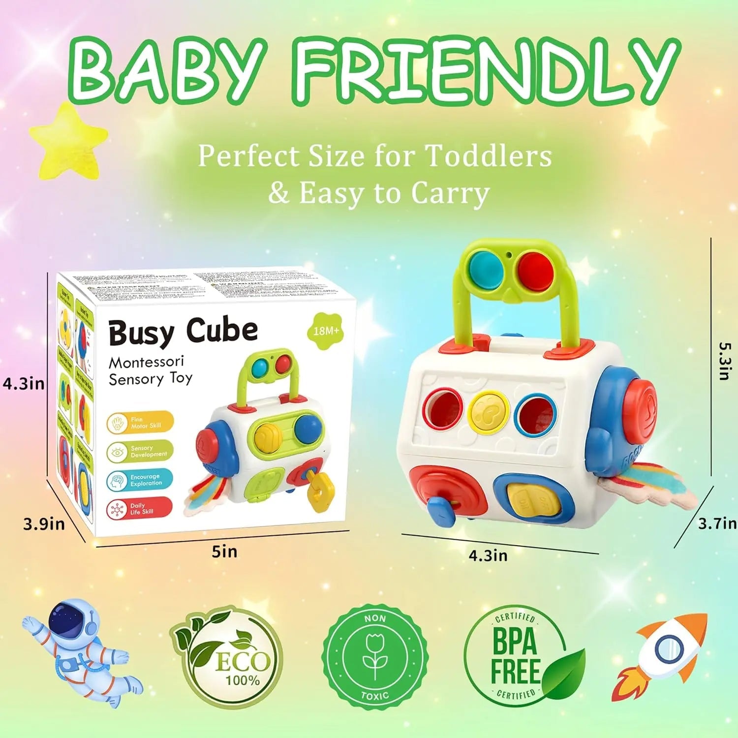 9 in 1 Bussy Baby & Kleinkind Lernspielzeug