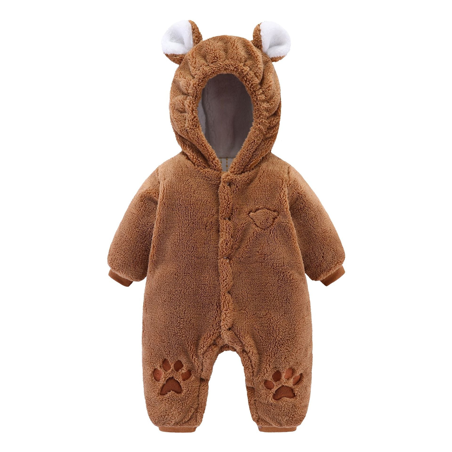 Baby Plüsch warme Overall