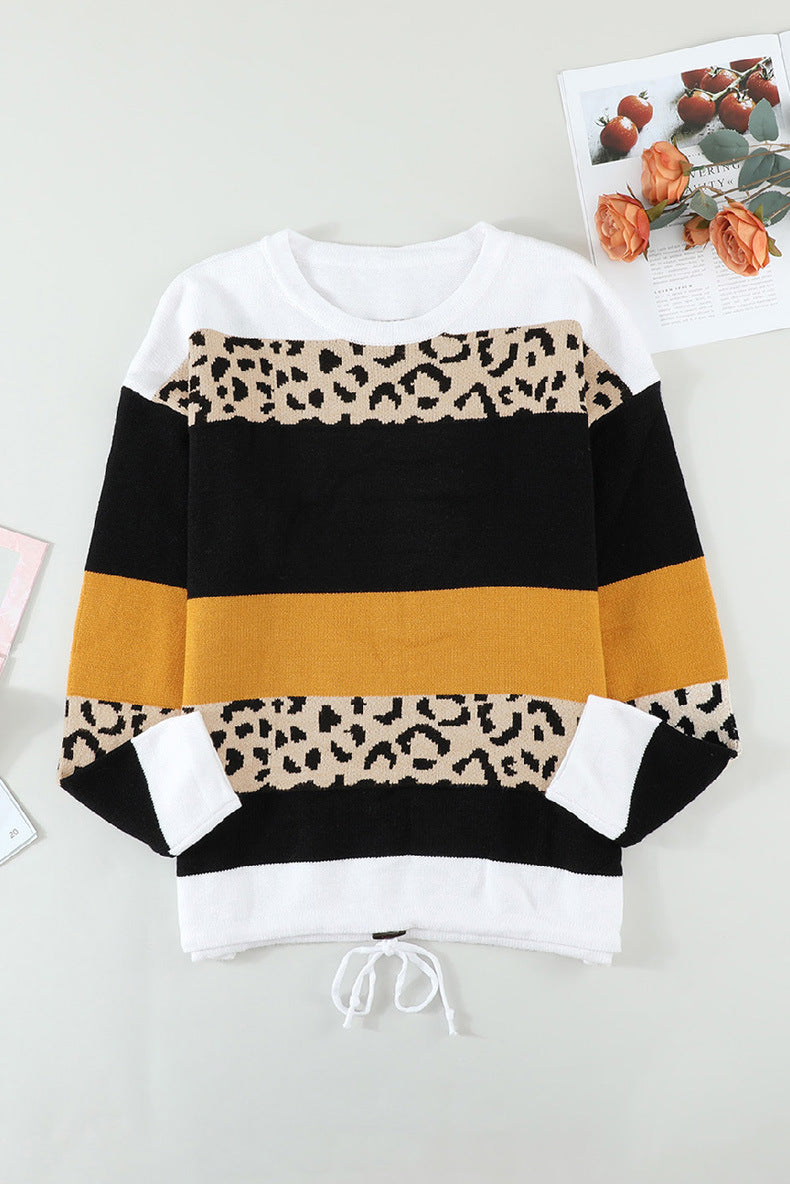 Pullover im Leopardenmuster