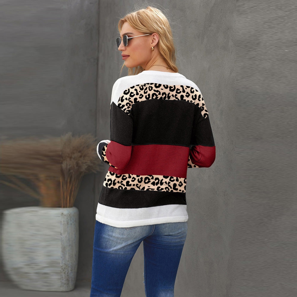 Pullover im Leopardenmuster