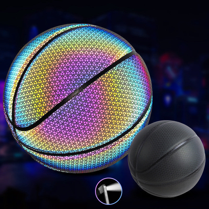 Basketball der im Dunkeln leuchtet