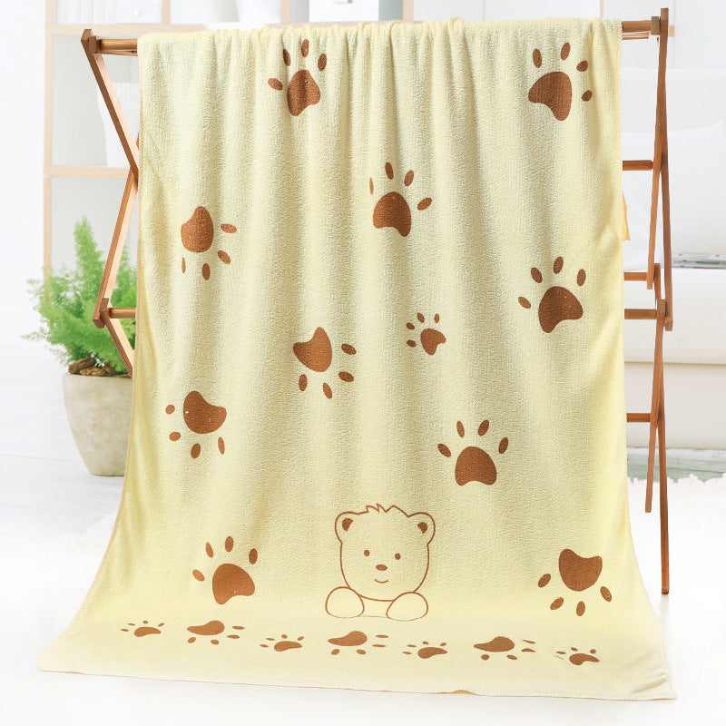 Badehandtuch / Strandtuch mit Bären Design