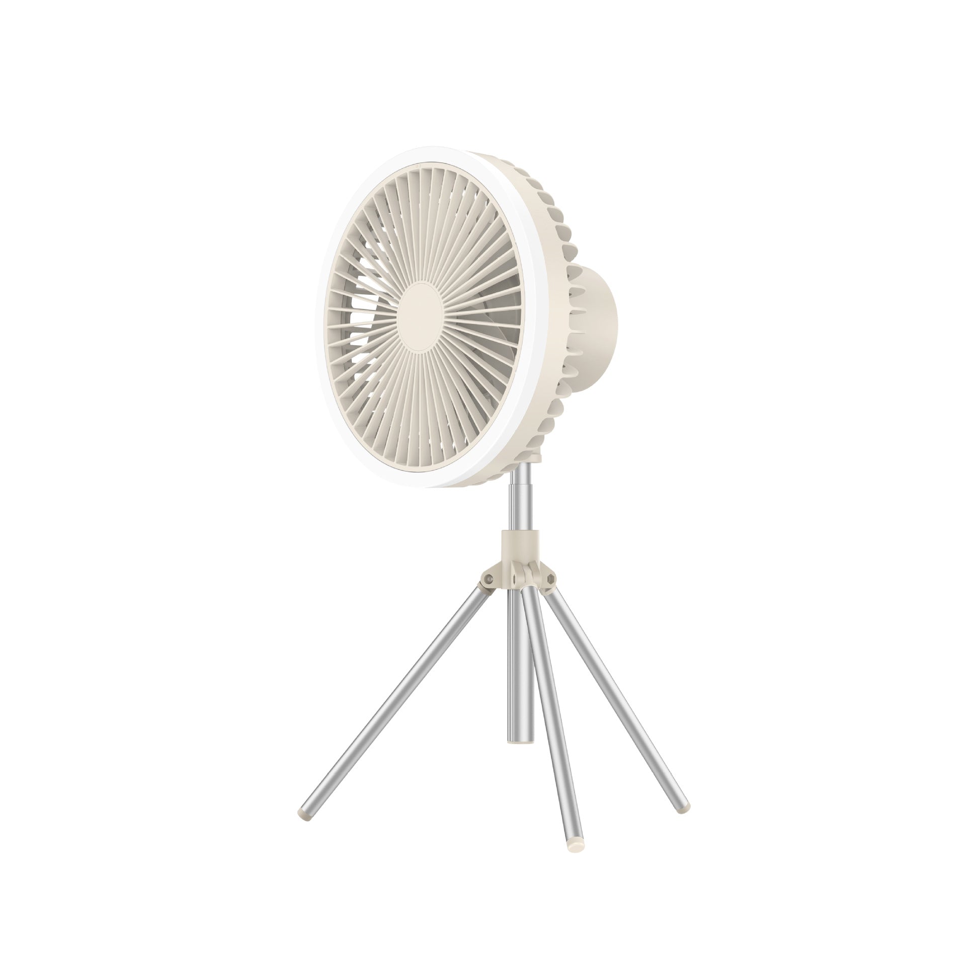Grill Tragbarer USB-wiederaufladbarer Campingventilator mit Licht