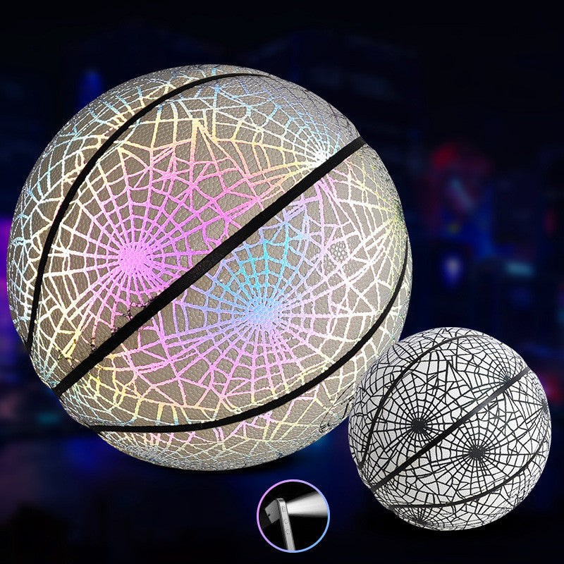 Basketball der im Dunkeln leuchtet