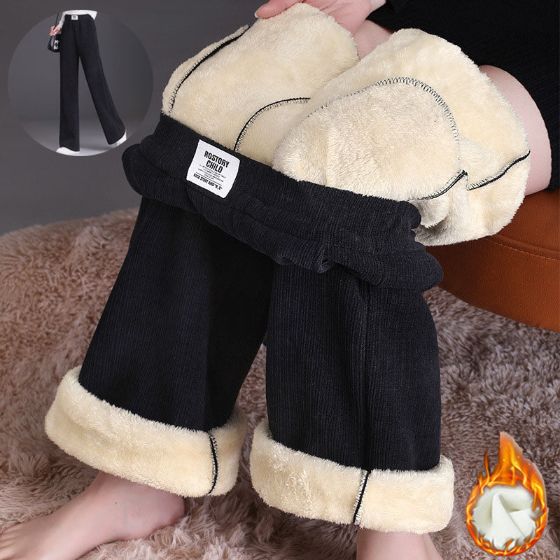 Damen Warme Lässige Lamm-Kaschmirhose