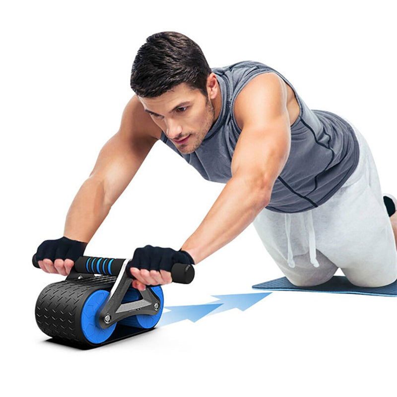 Doppelt Rad Bauchmuskeltrainer für Frauen und Männer