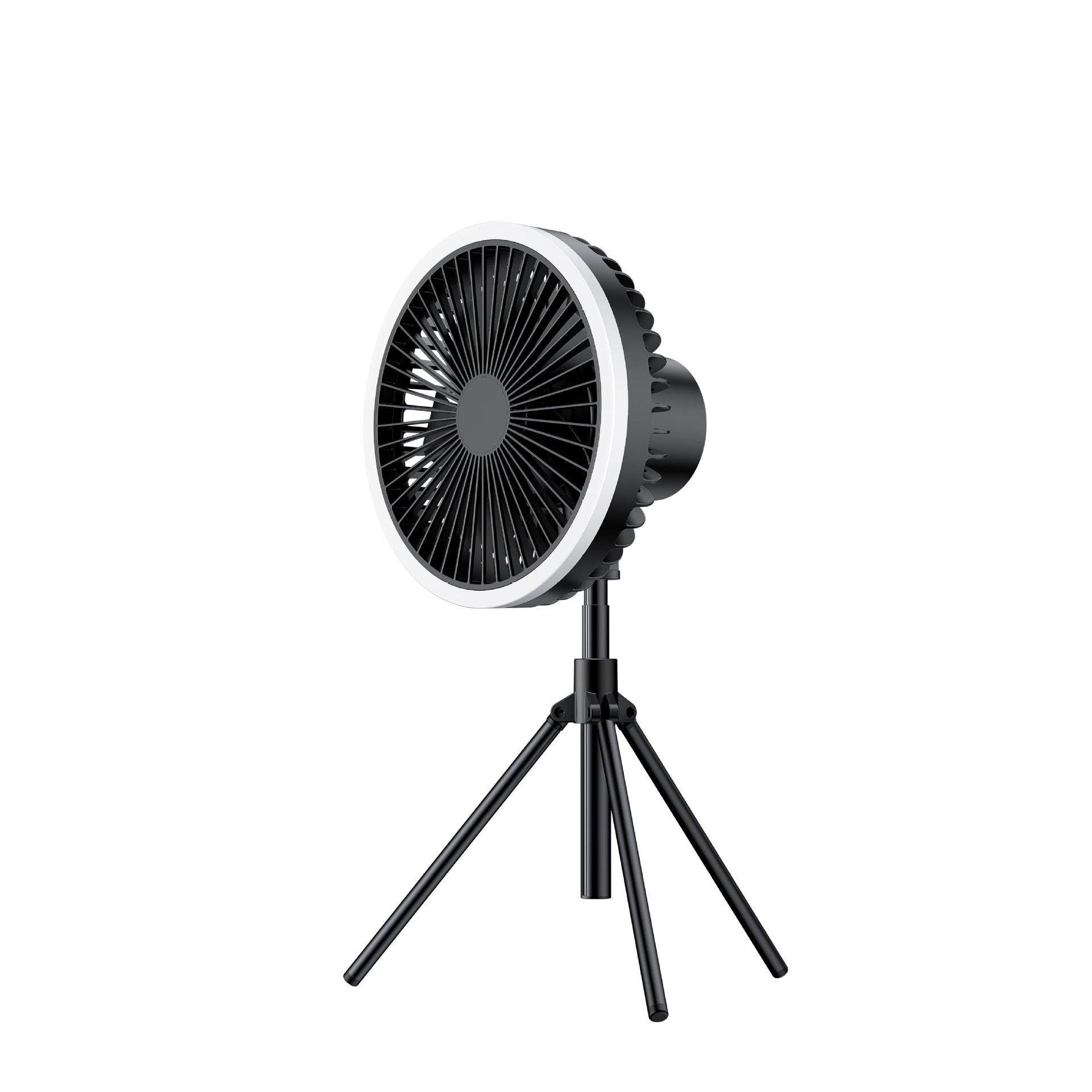 Grill Tragbarer USB-wiederaufladbarer Campingventilator mit Licht