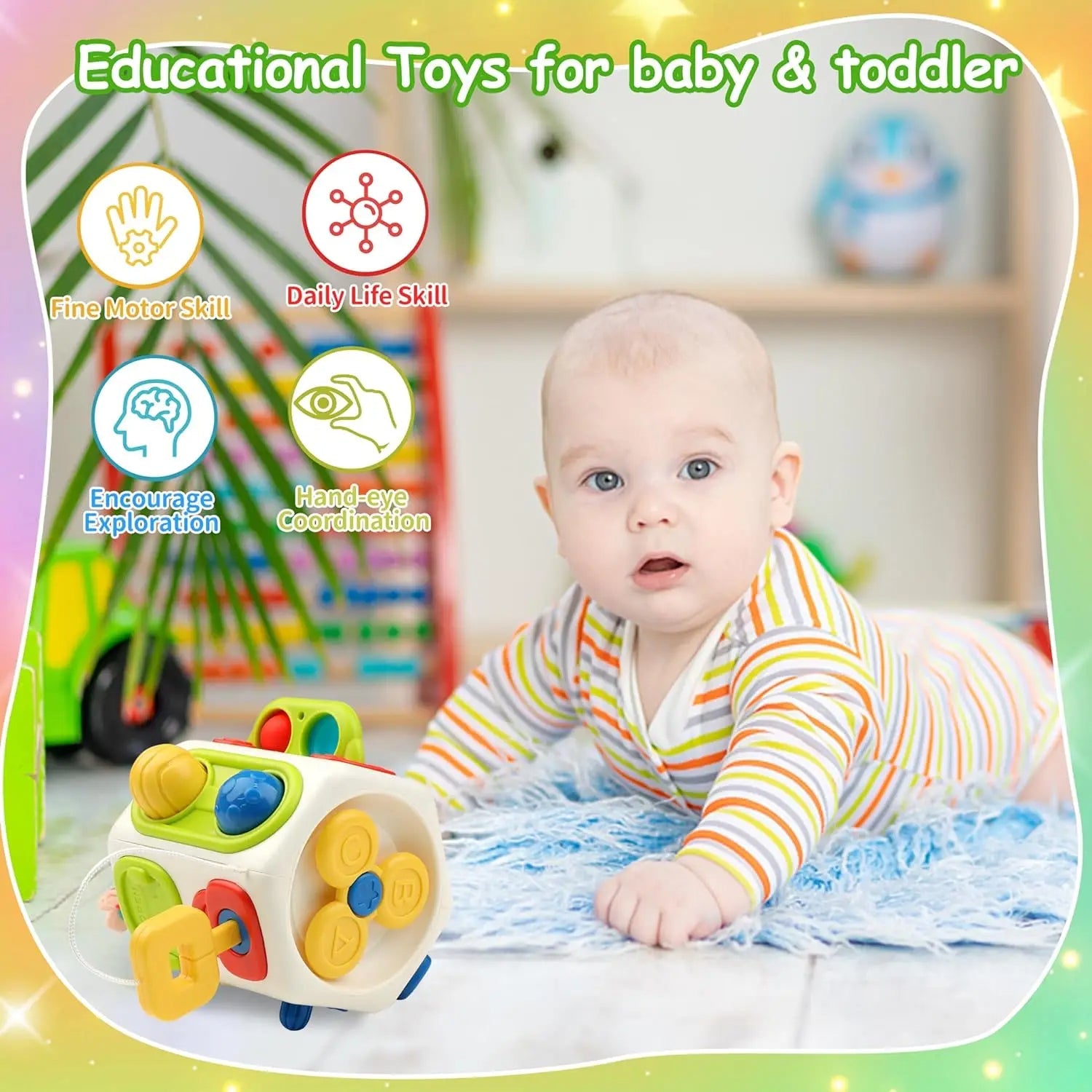 9 in 1 Bussy Baby & Kleinkind Lernspielzeug