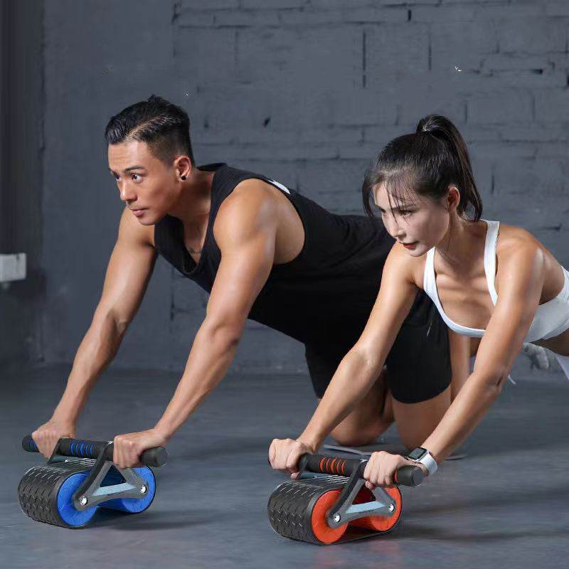 Doppelt Rad Bauchmuskeltrainer für Frauen und Männer