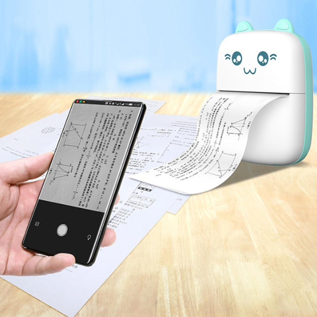 Tragbarer Mini-Drucker mit Bluetooth und WiFi