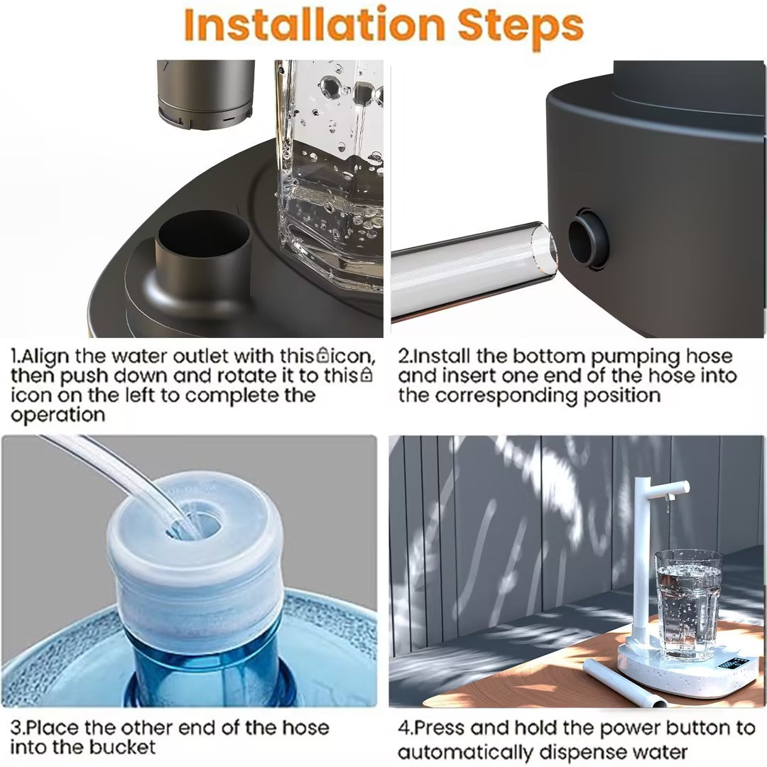 Wasserflaschen-Desktop-Wasserspender mit Standfuß