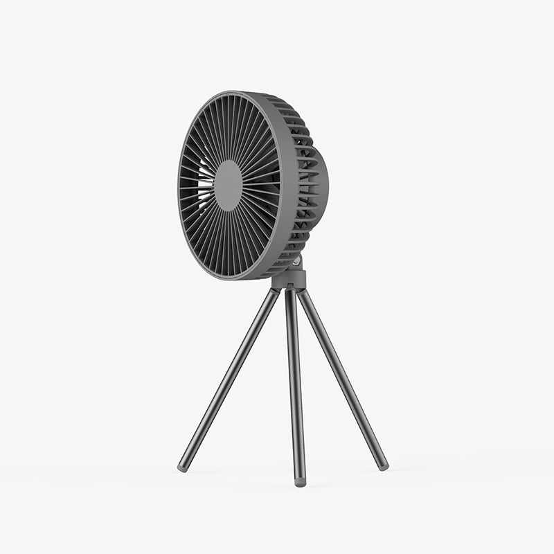Grill Tragbarer USB-wiederaufladbarer Campingventilator mit Licht