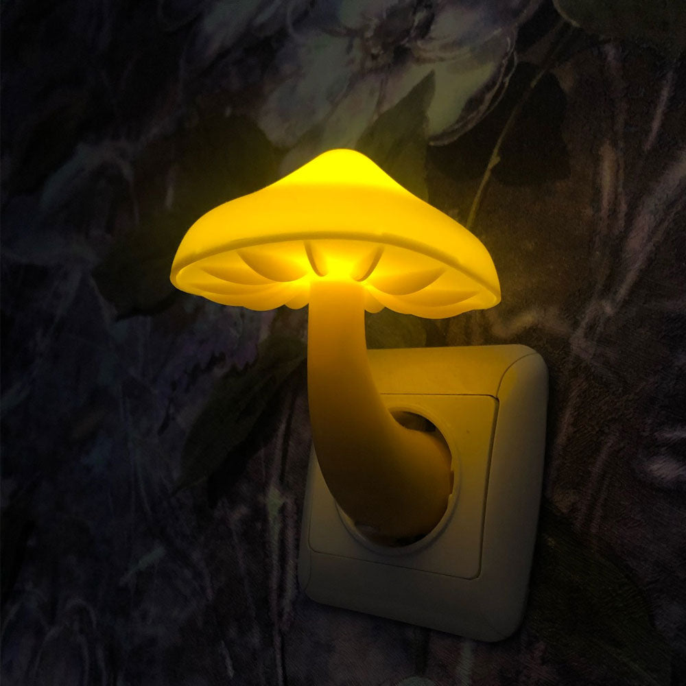 LED Nachtlicht Pilz Steckdosenlampe
