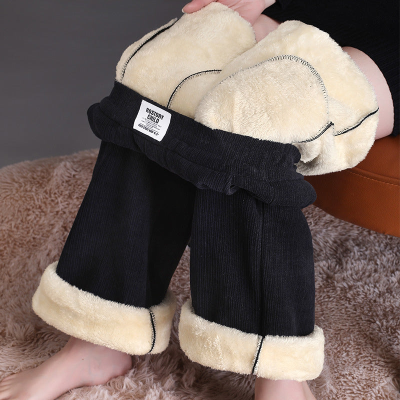 Damen Warme Lässige Lamm-Kaschmirhose