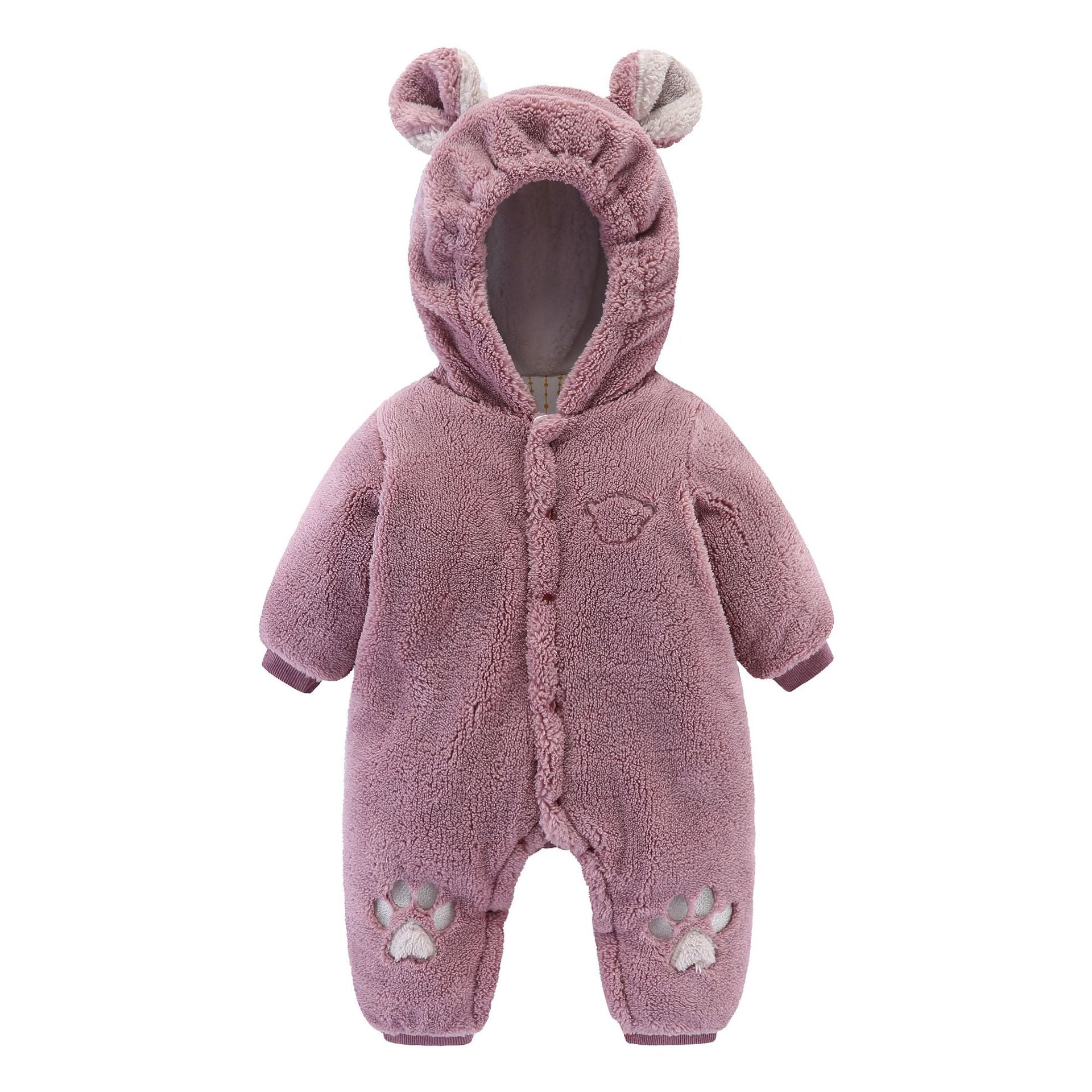Baby Plüsch warme Overall