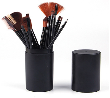 Makeup Brusch Set mit 12 Make-up-Pinseln