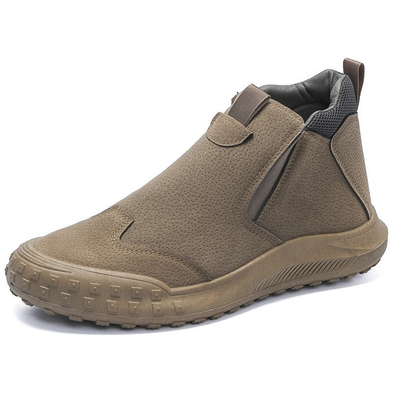 Wasserdichte Freizeitschuhe für Herren mit seitlichem Reißverschluss