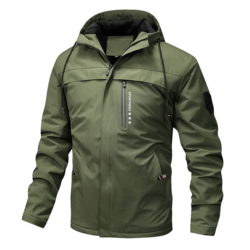 Herren Retro-Fleecejacke