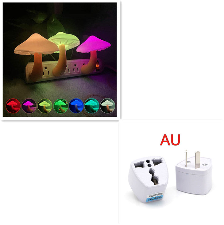 LED Nachtlicht Pilz Steckdosenlampe